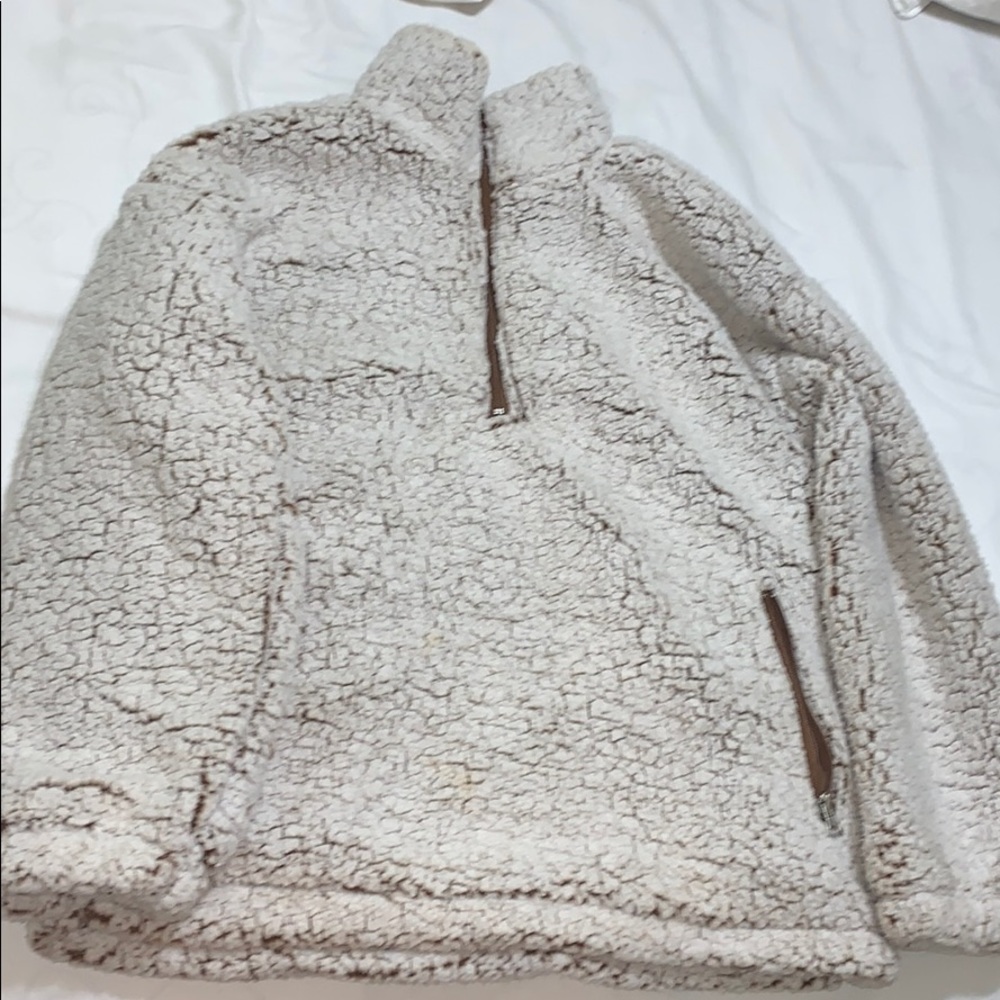 Zip up pull over